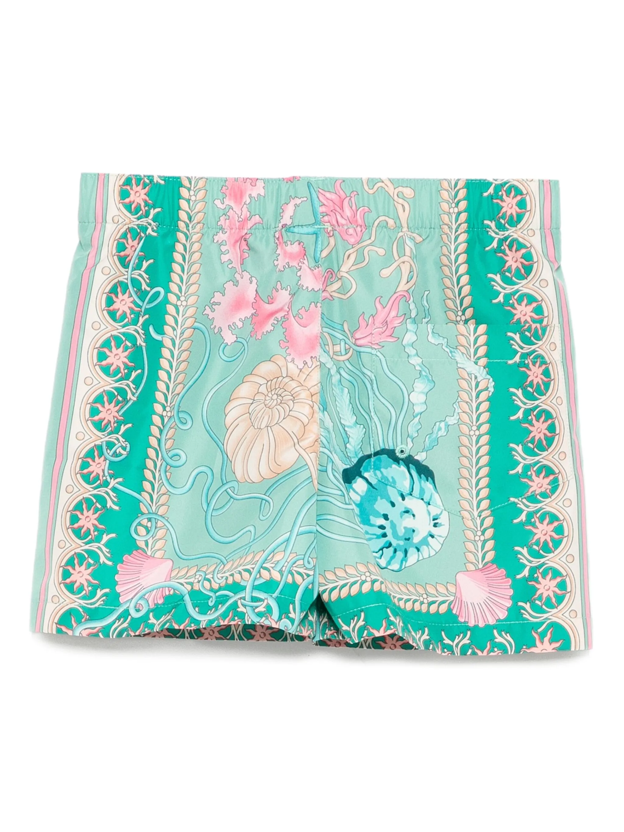 

Шорты с узором Barocco Versace Kids, зеленый