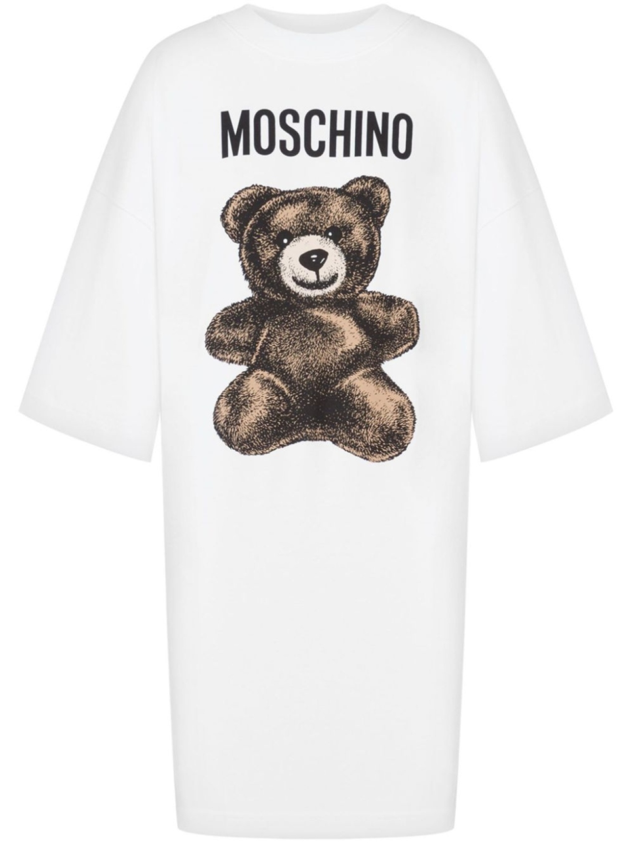 

Мини-платье Teddy Bear Moschino, белый