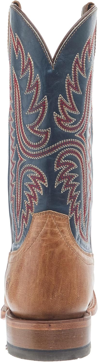 Мужские западные сапоги Ariat Hybrid Roughstock с квадратным носком, синий — фото 3