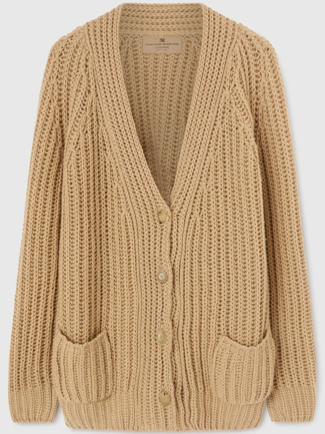 

Кашемировый кардиган Ermanno Scervino, коричневый