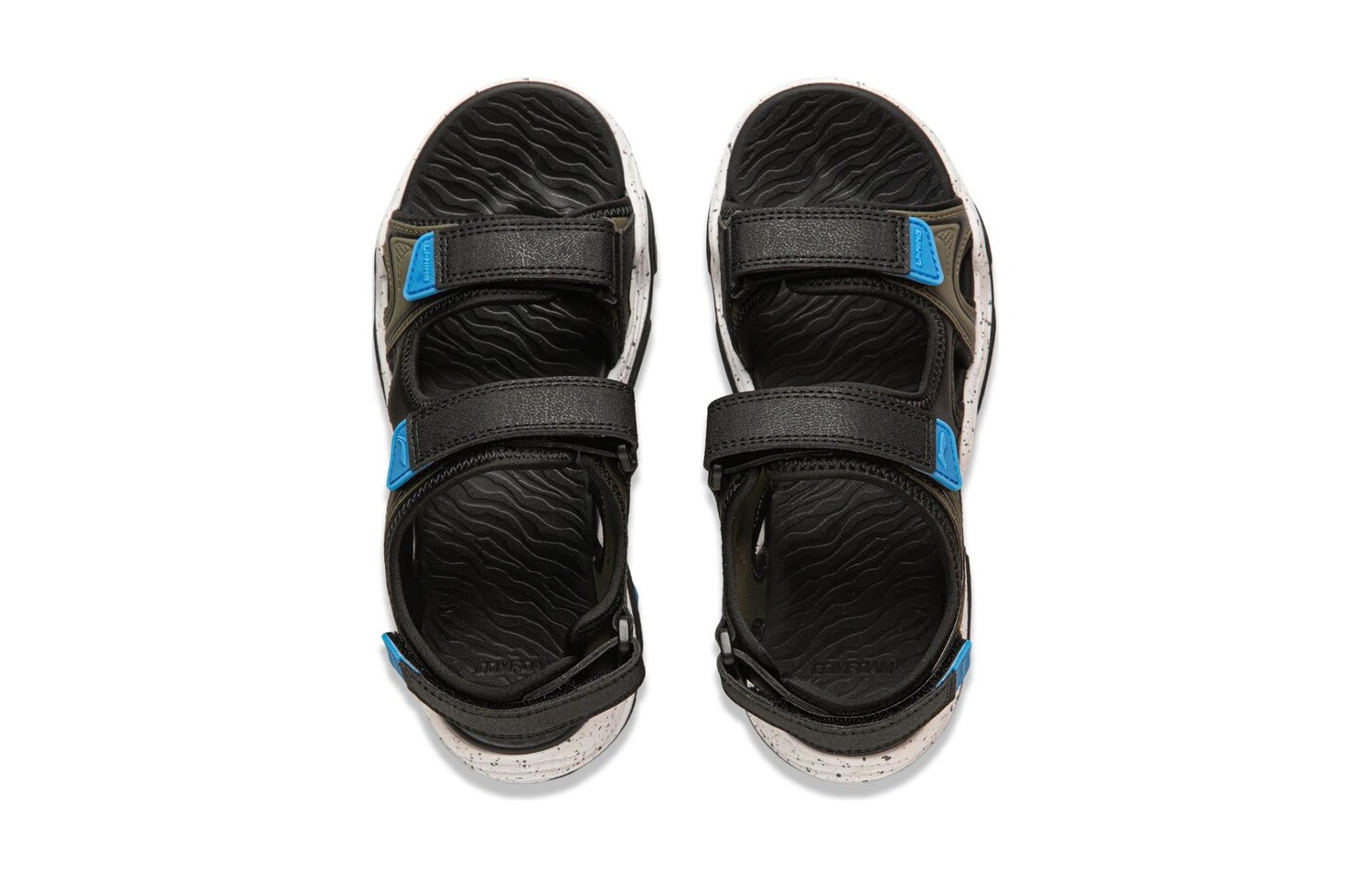 Детские сандалии Sports Life Collection GS, черный/зеленый Lining Young, черный/белый — фото 4