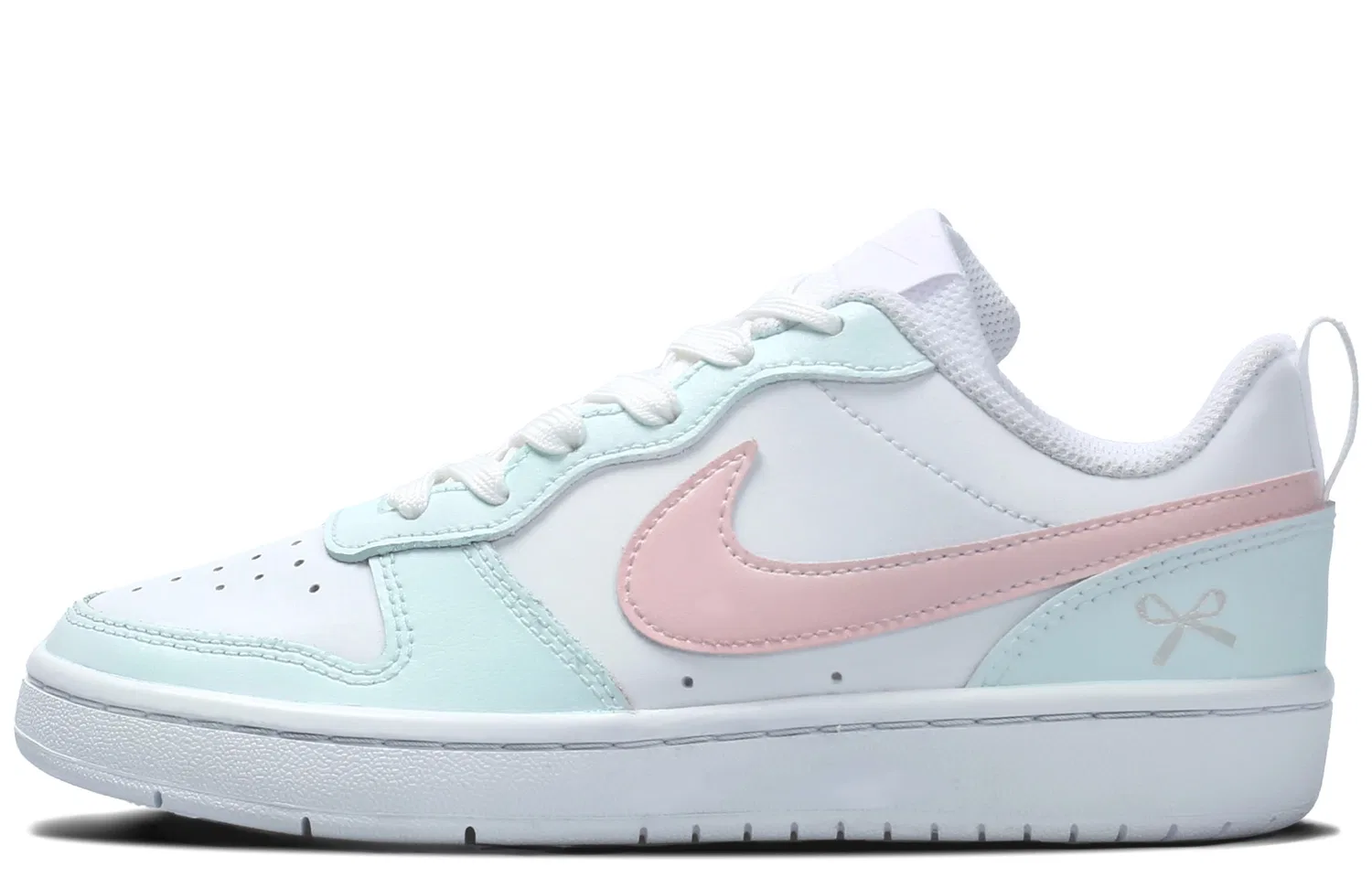 Кроссовки для скейтбординга Nike Court Borough Low Leather Light Green