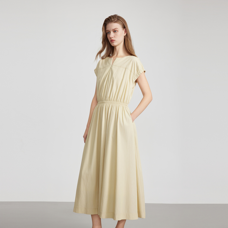 

Женское платье с коротким рукавом ELLE, желтый