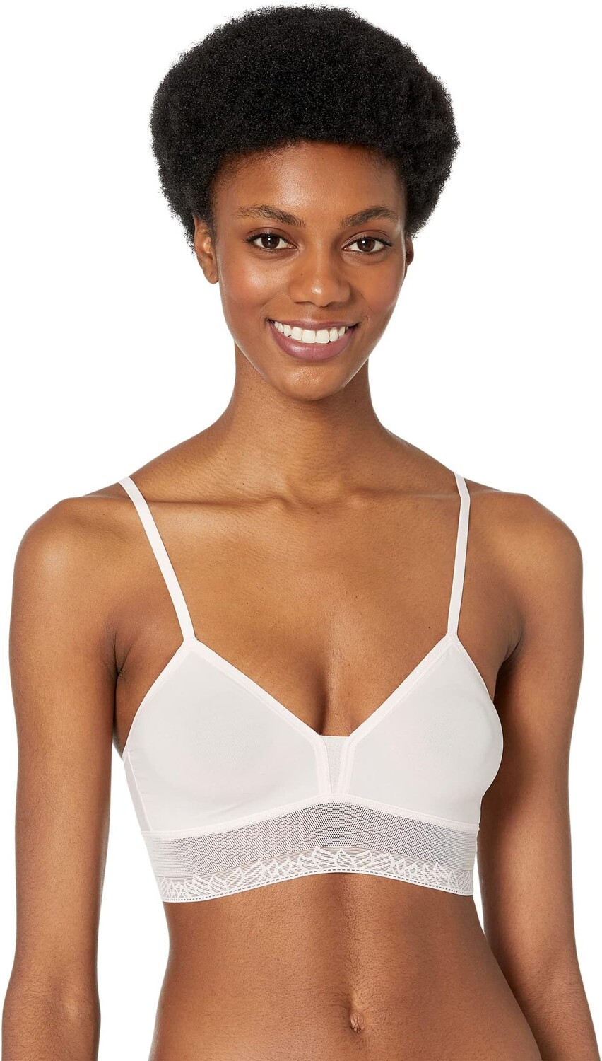

Бюстгальтер OnGossamer Next to Nothing Triangle Bralette G5311, цвет Mauve Chalk