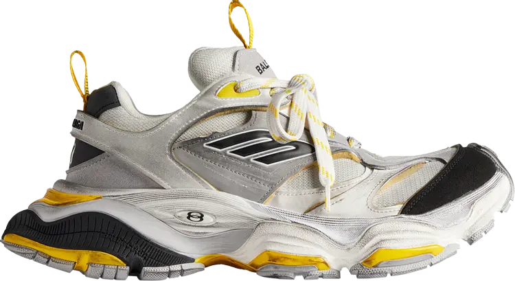 Кроссовки Balenciaga Wmns Cargo Sneaker 'Worn-Out - Grey Yellow', серый