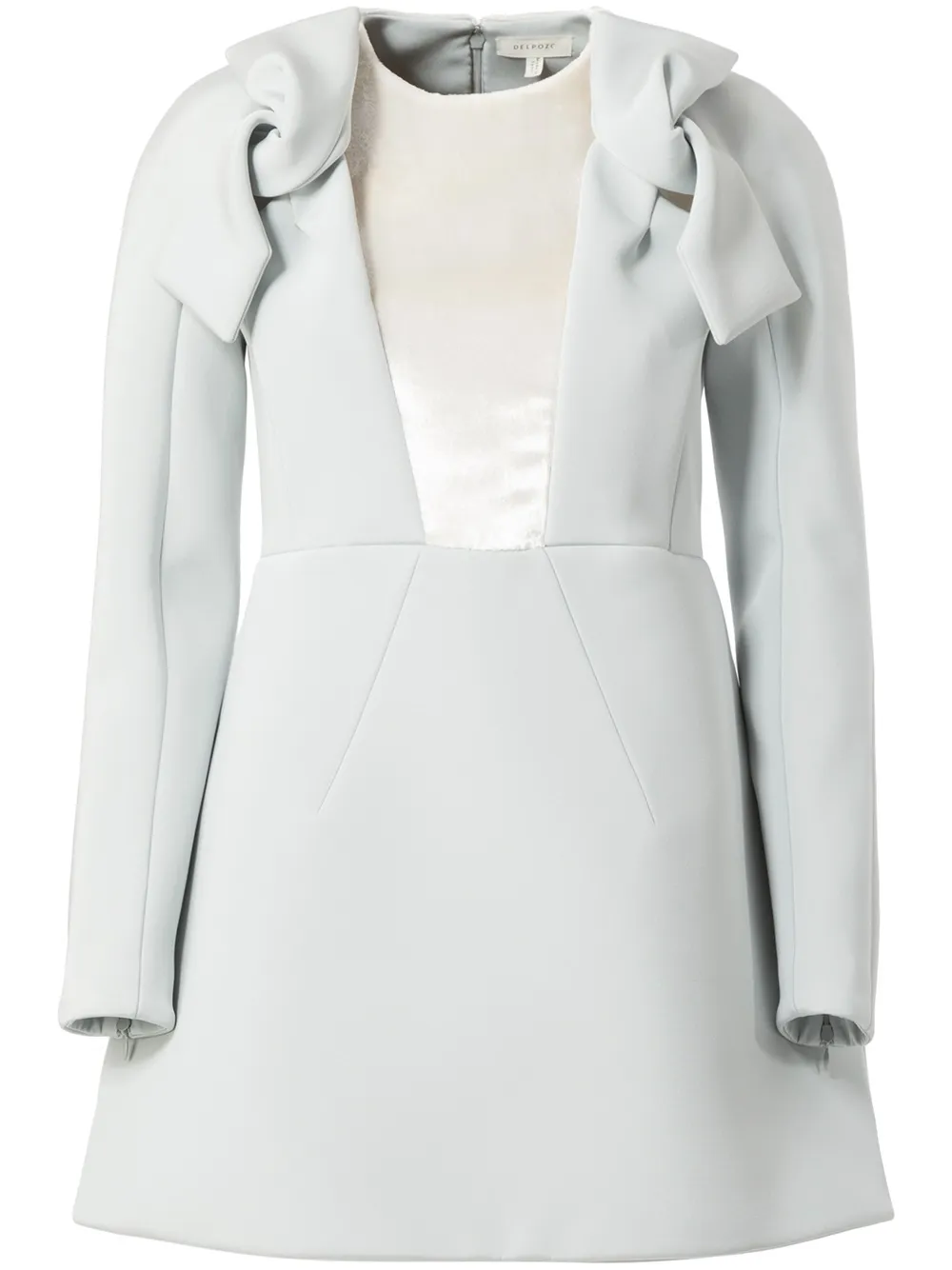 

Платье с декоративными узлами Delpozo, синий