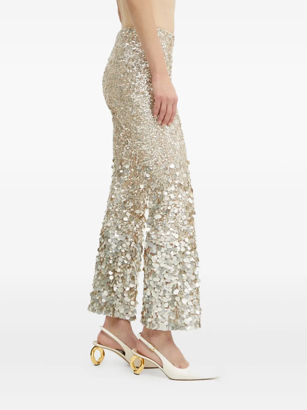 

Брюки с пайетками LUISA SPAGNOLI, нейтральный