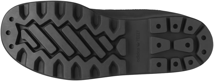Мужские кроссовки adidas Yeezy 950 с круглым носком и шнуровкой, повседневные ботинки до щиколотки - черные — фото 4