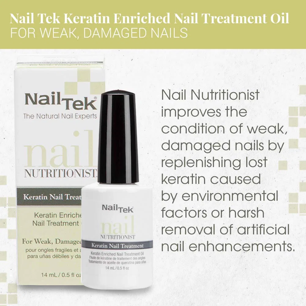 Масло для ногтей «Nail Nutritionist» с кератином от Nail Tek Nail Tek — фото 4