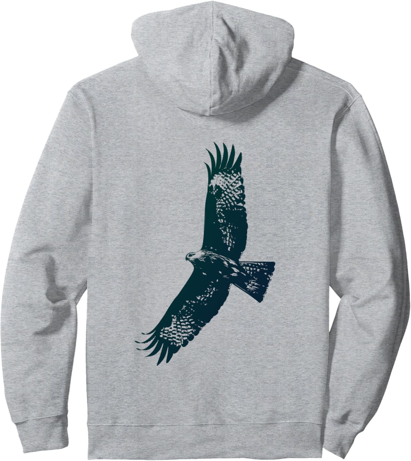 

Худи с изображением совы и хищной птицы A Nordic Nobleman And His Raptor Wife Live Hunting In The Snow Country, серый