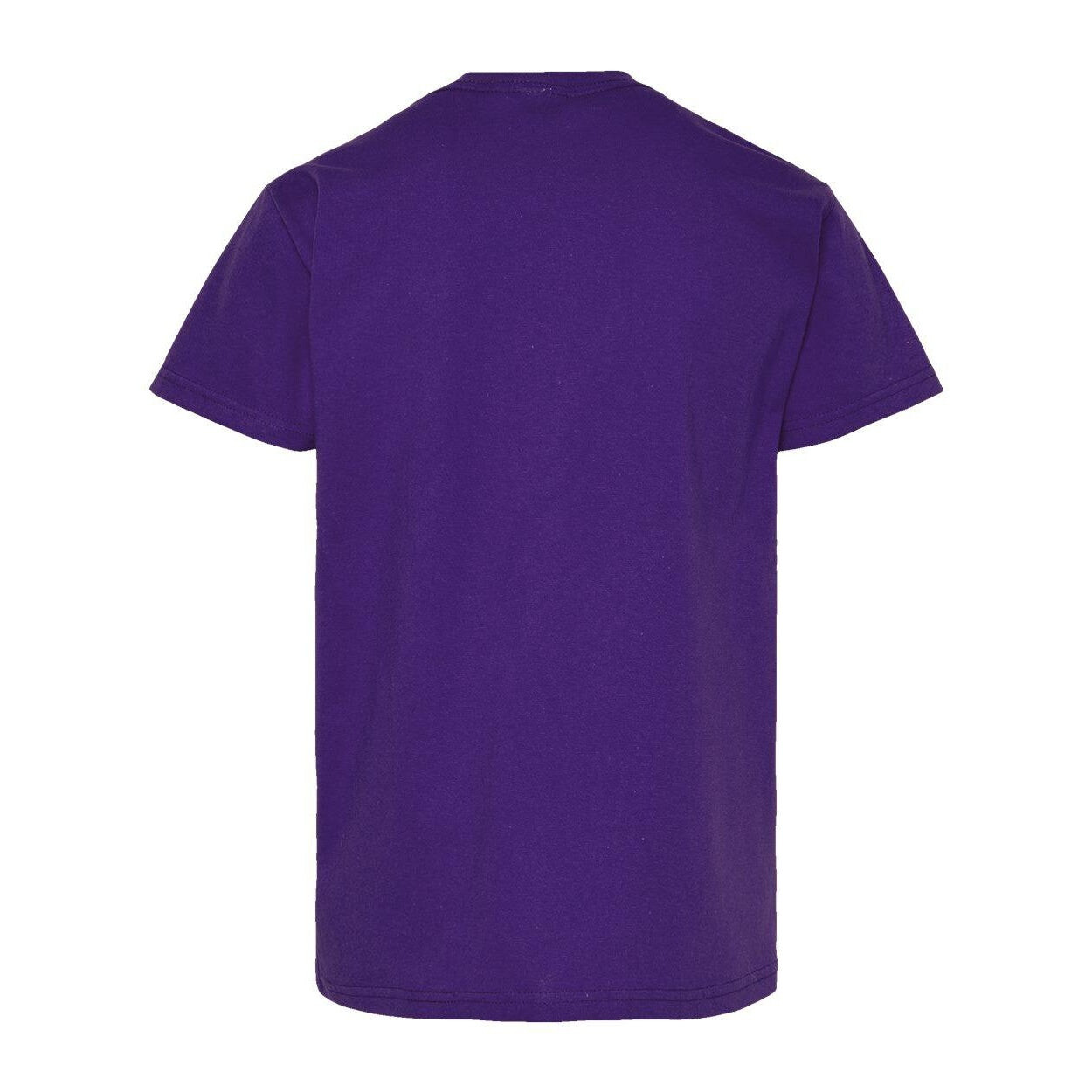 Молодежная футболка Hanes Essential-T, цвет Athletic Purple — фото 2