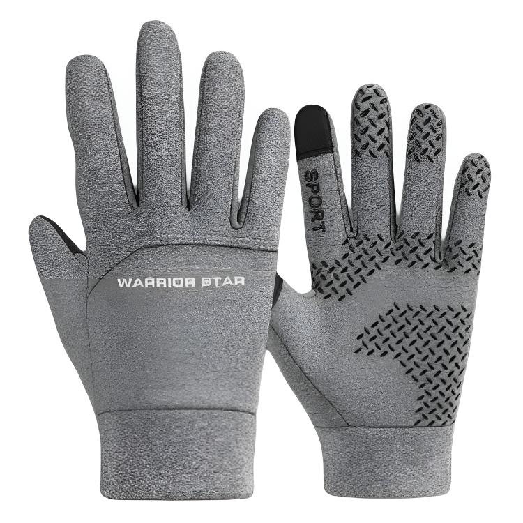 

WARRIOR Спортивные перчатки Unisex Slip Resistant Abrasion Resistant 100% Polyester черные/серые