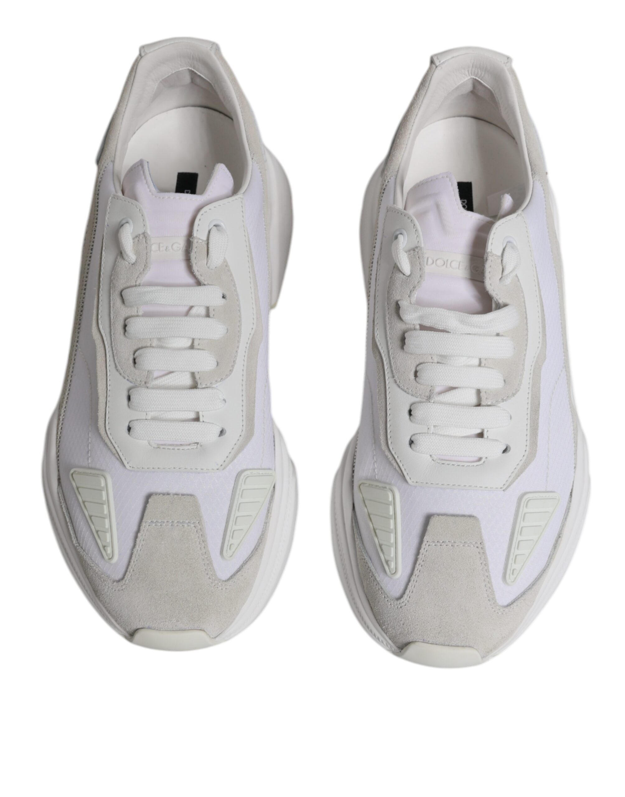 Белые кожаные кроссовки Daymaster Low Top Dolce & Gabbana — фото 3