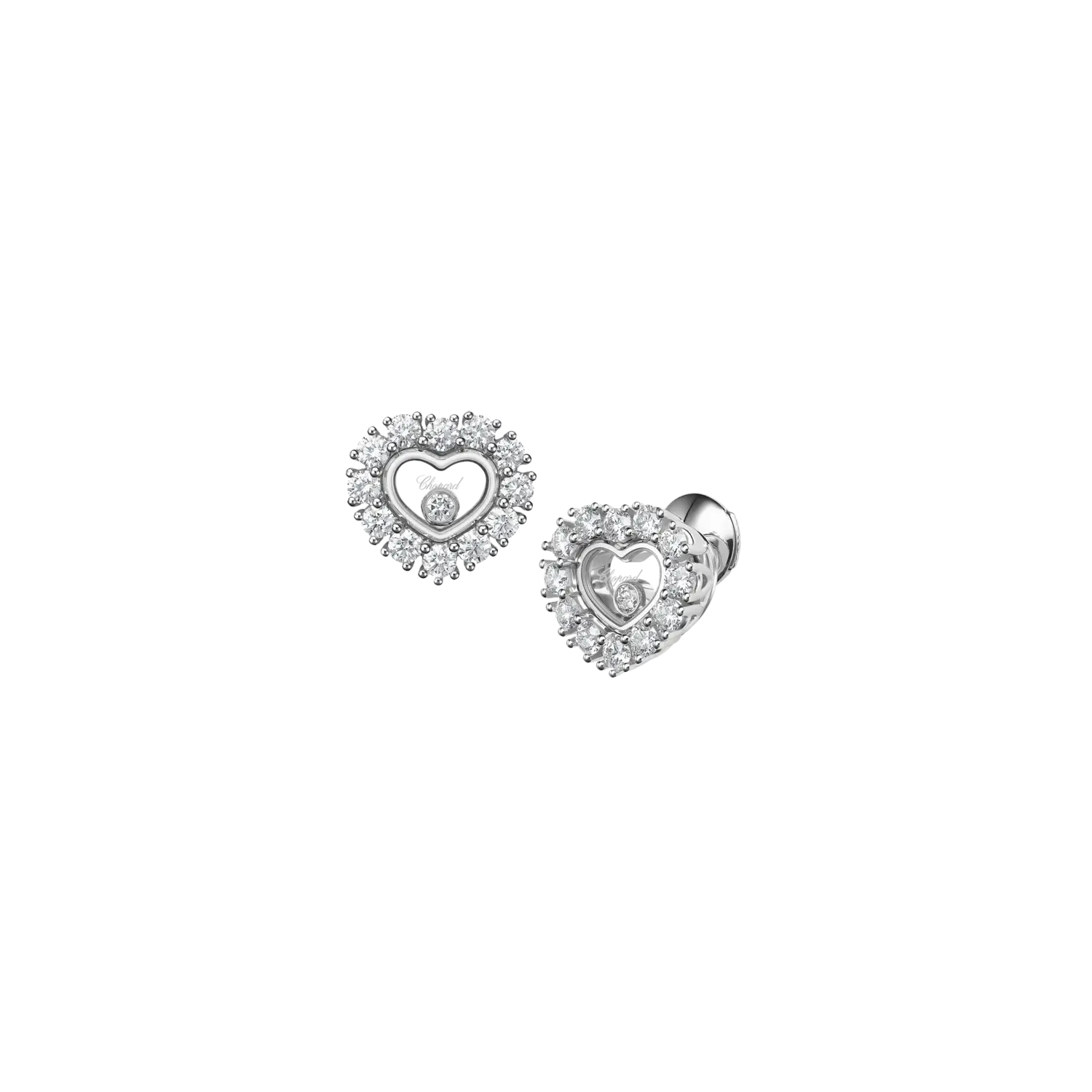 

Серьги Chopard Happy diamonds icons из розового золота с бриллиантами