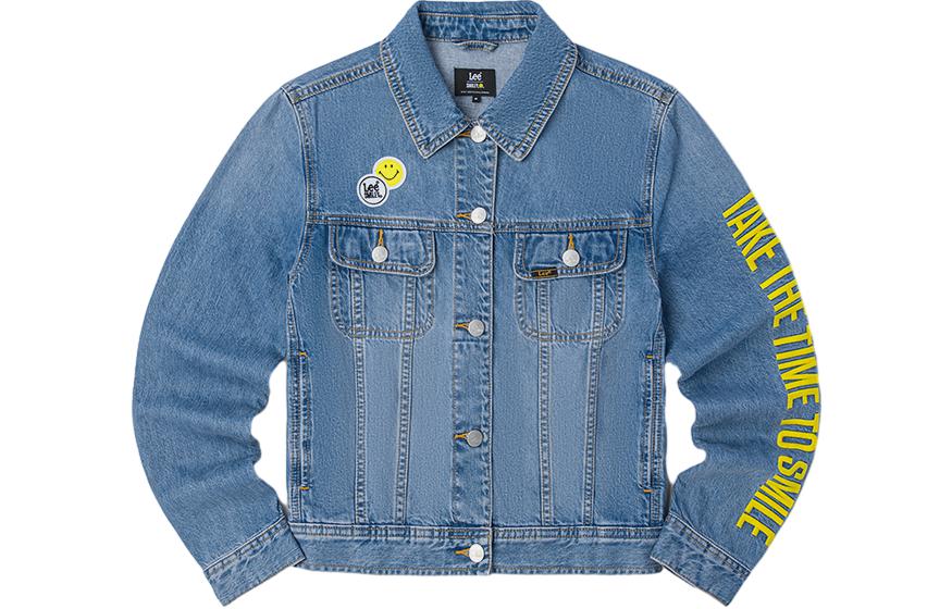 

Lee Улыбка Джинсовая куртка Женская Голубая, Light Blue