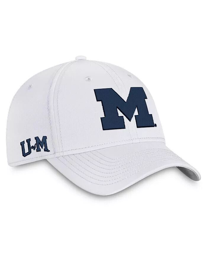 

Мужская белая кепка Michigan Wolverines Reflex Logo Flex Top of the World