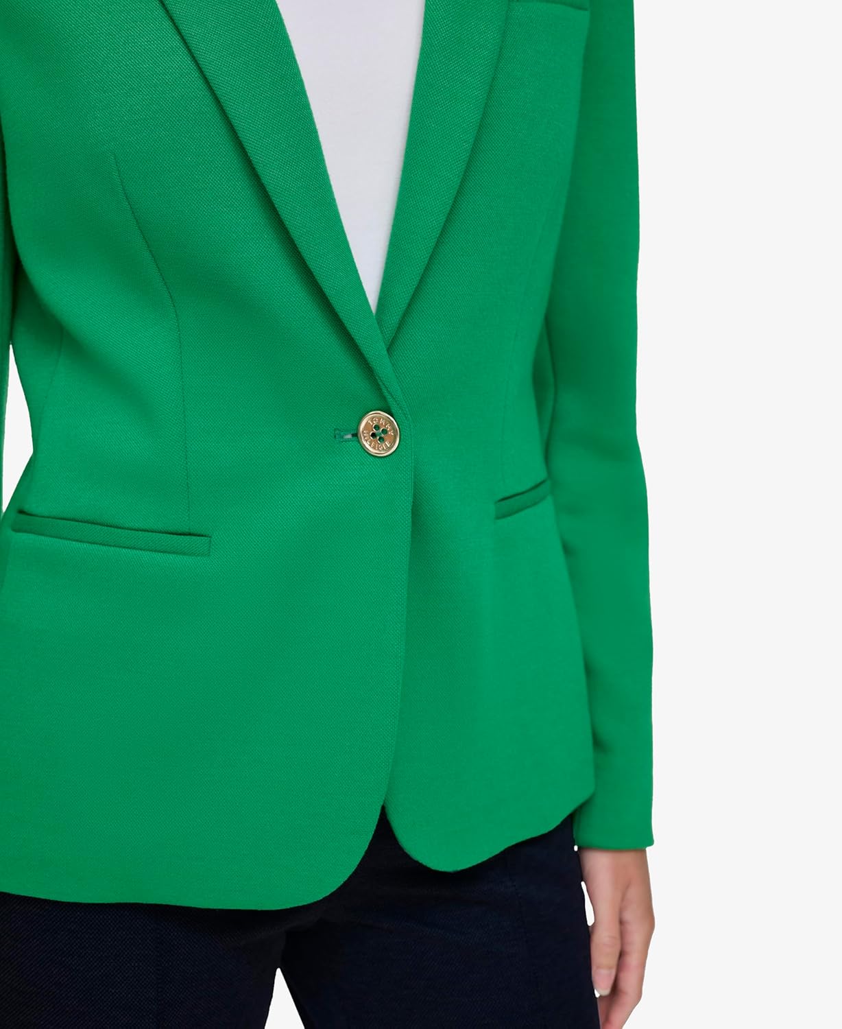 Женский блейзер Tommy Hilfiger на одной пуговице, Jolly Green — фото 4