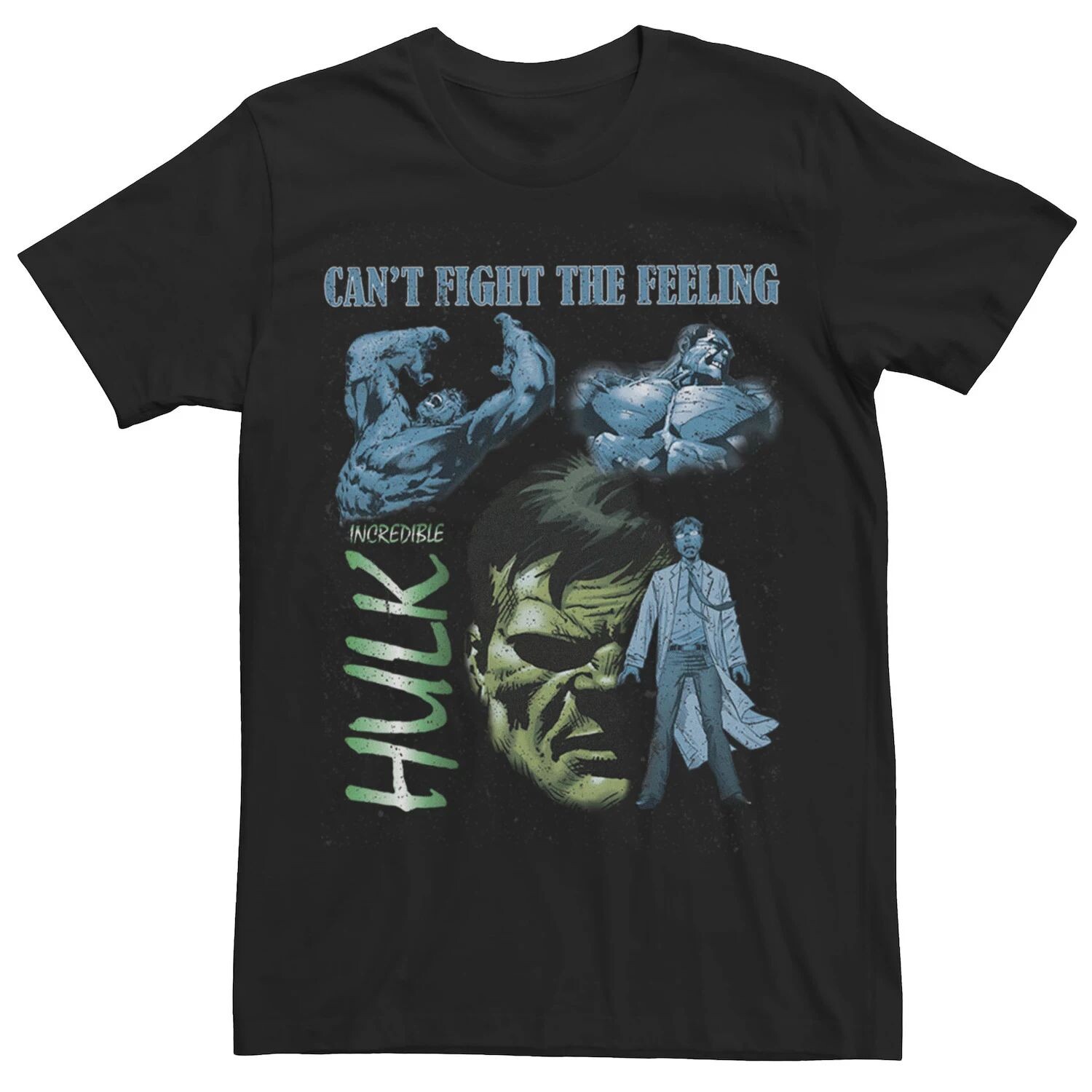 

Мужская футболка с графическим плакатом Hulk Homage Marvel