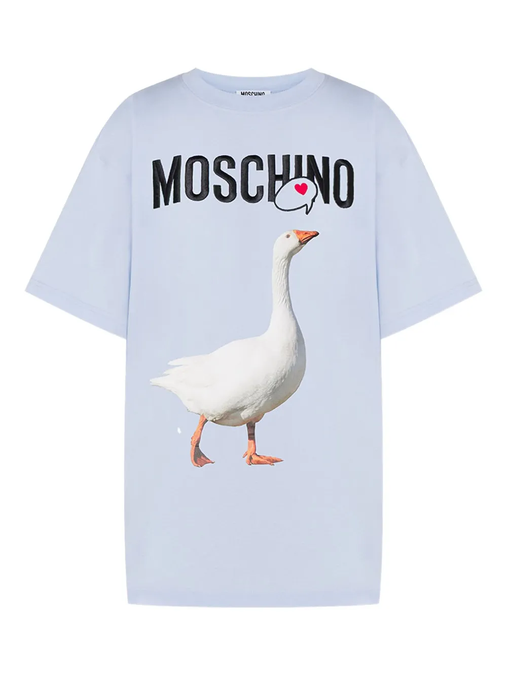 

Футболка с принтом Moschino, синий