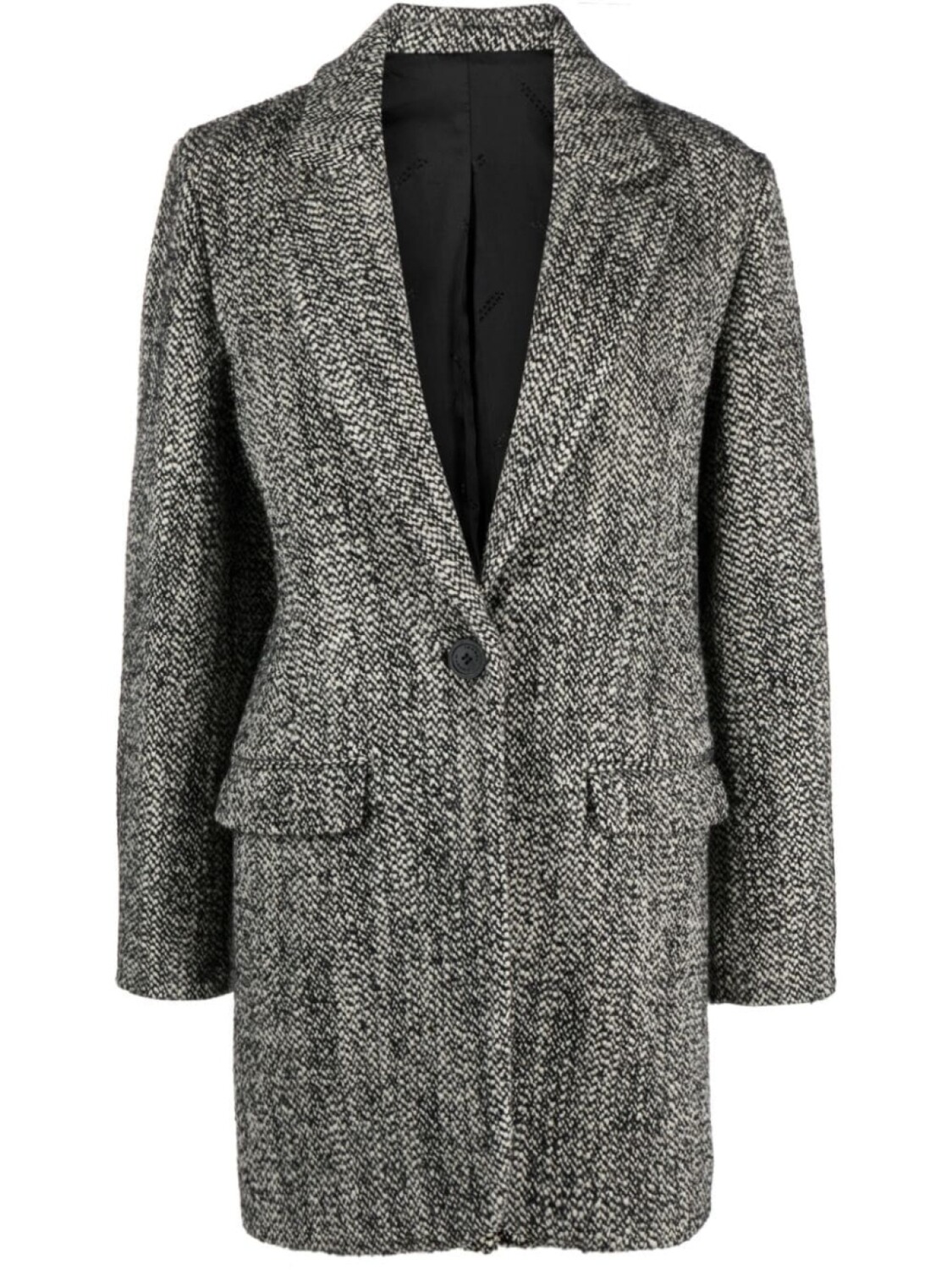 

ISABEL MARANT пальто Jilinka крупной вязки, черный