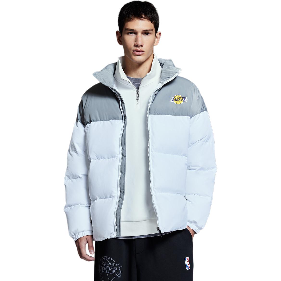 

JACK JONES x NBA Пуховик Пальто Зимний Унисекс Сырой Белый JACK&JONES