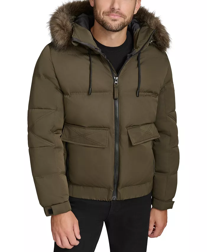 

Мужская утепленная куртка Lithgow Marc New York, зеленый