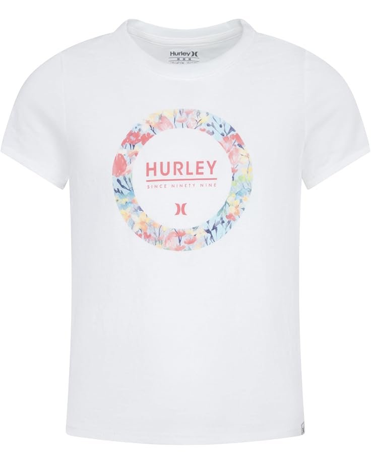 

Футболка Hurley Kids Garden Blooms Graphic T-Shirt, цвет Marshmallow