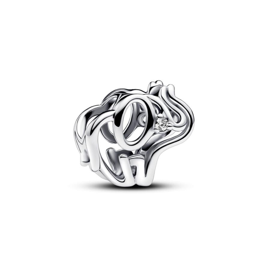 

Шарм Openwork Elephant Pandora, стерлинговое серебро