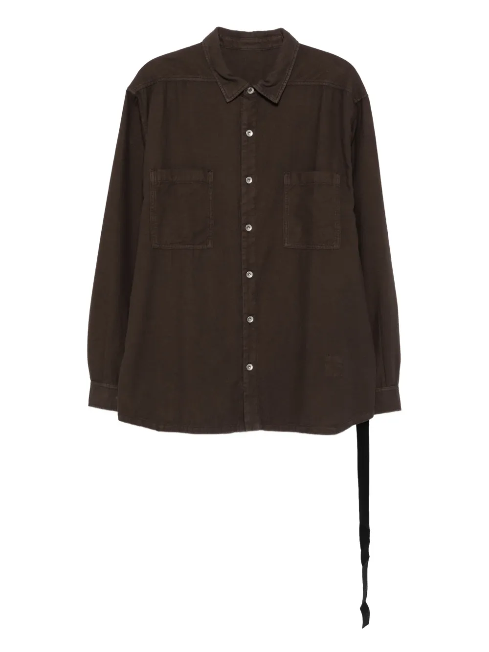 

Рубашка с карманами Rick Owens Drkshdw, коричневый