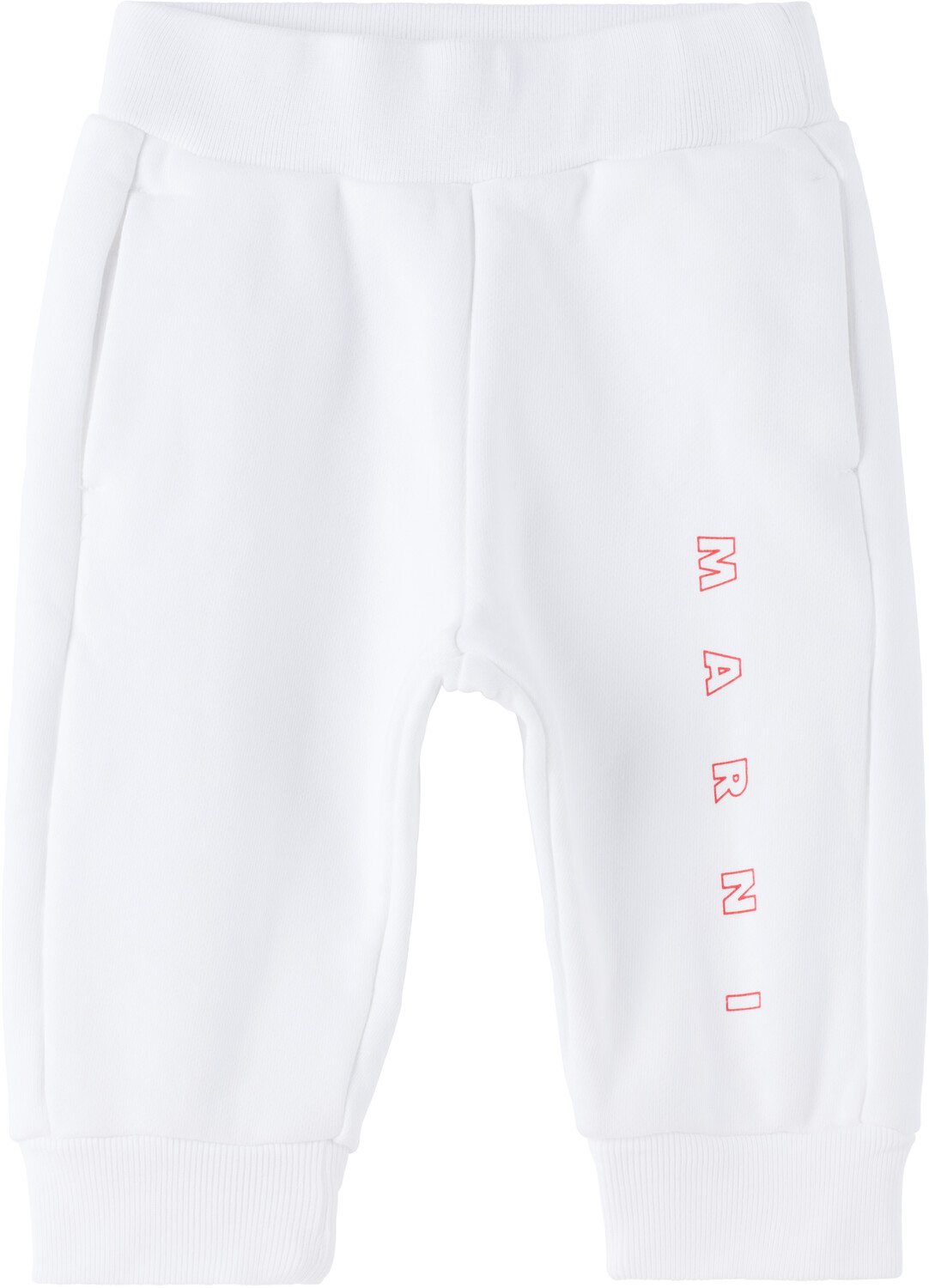 

Детские спортивные штаны с логотипом Marni, белый