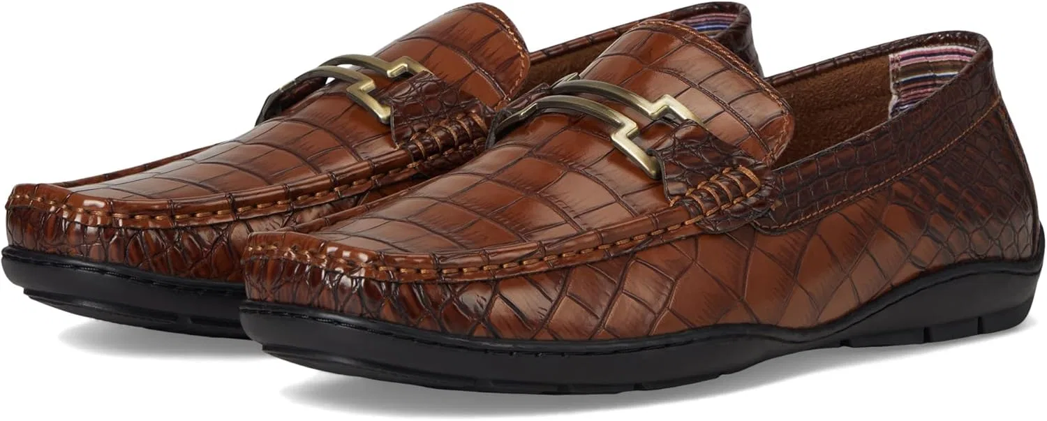 Туфли Stacy Adams Herren Embrey Moc Toe DriverSlipper, Cognac