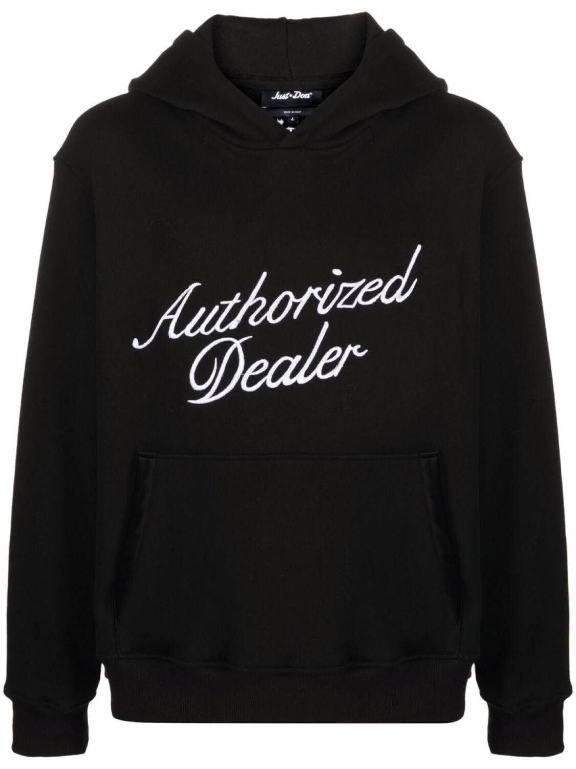 

Just Don худи Authorized Dealer с надписью, черный