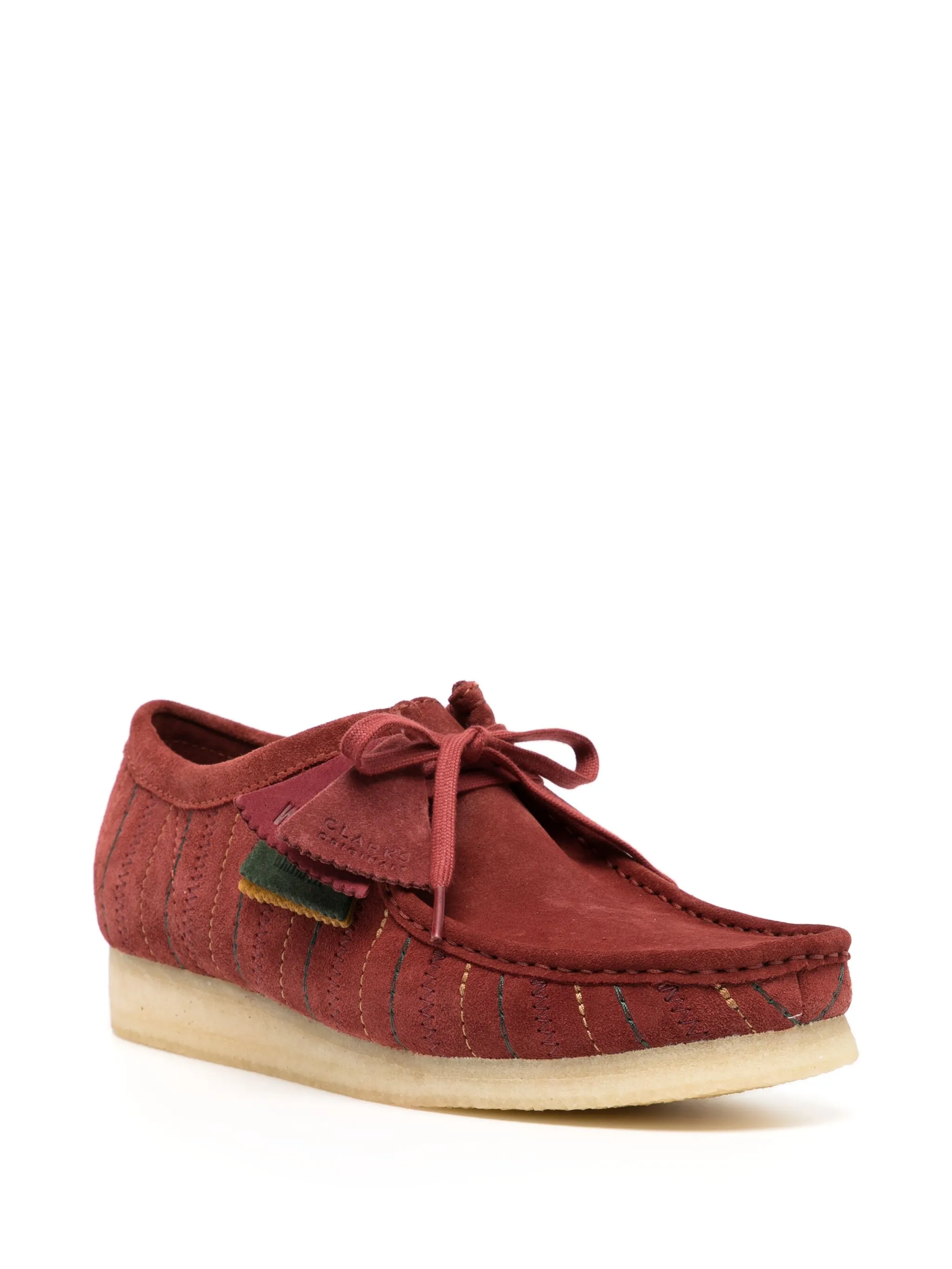 Туфли Wallabee на шнуровке Clarks Originals, красный — фото 2
