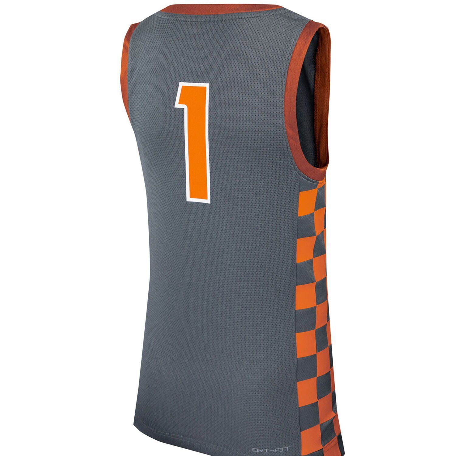 Реплика молодежной баскетбольной майки Nike #1 серого цвета Tennessee Volunteers Icon Nike — фото 3