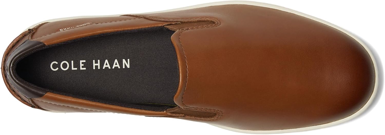 Мужские слипоны Cole Haan Nantucket Plain Toe Deck, бежевый/слоновая кость — фото 3