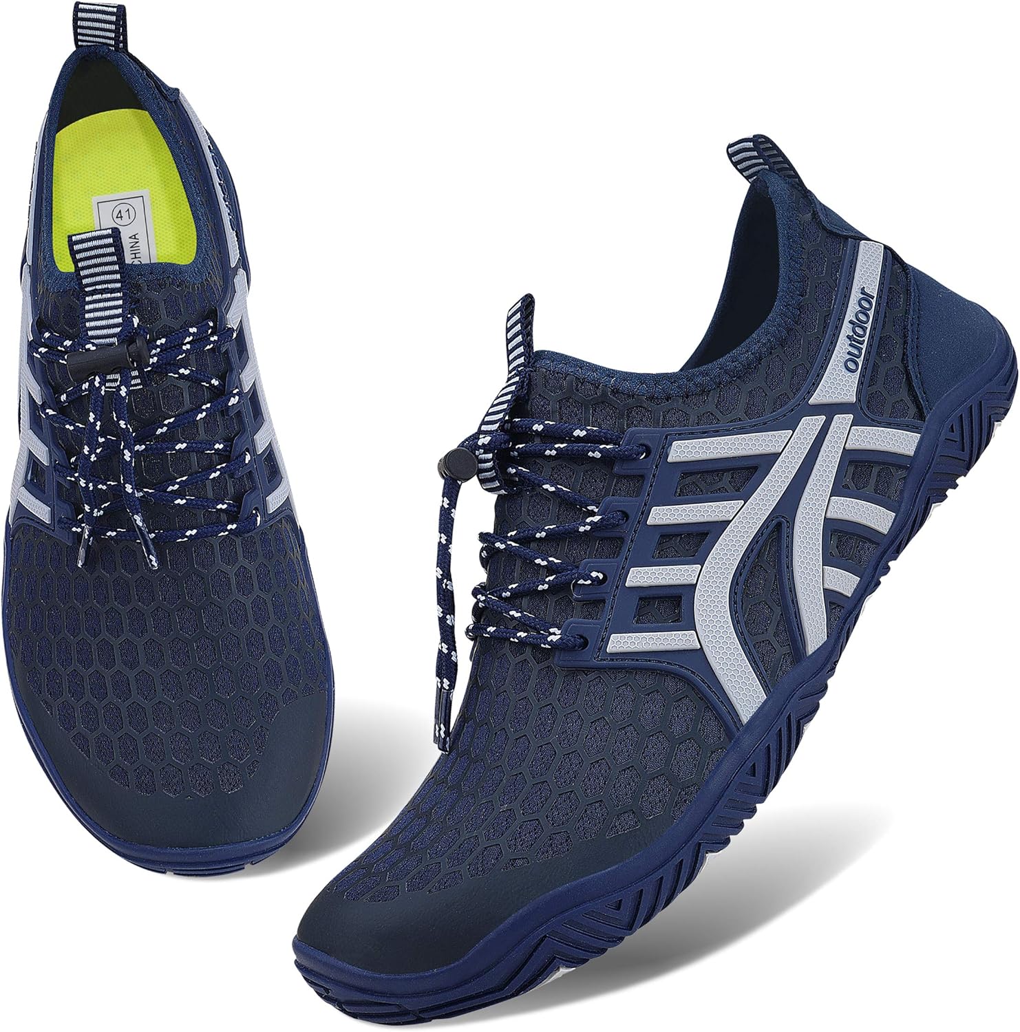 

Мужские и женские водные спортивные кроссовки, слипоны с быстрым высыханием для бассейна, пляжа, серфинга, прогулок и аквапарка Jointlycreating, темно-синий