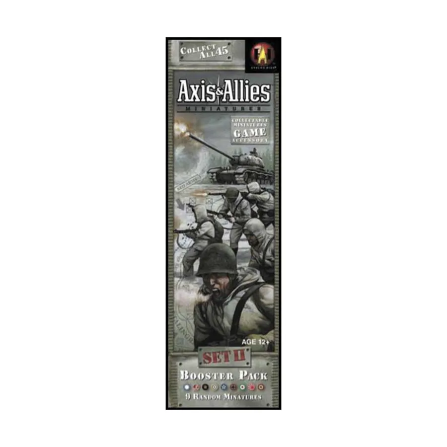 

Базовый набор Axis & Allies, бустер № 2, Axis & Allies - Collectible Miniatures Game - Sealed Boosters & Boxes, Rules & Scenario Packs