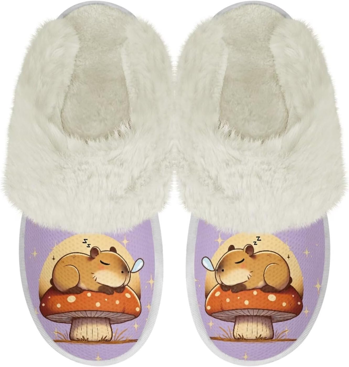 

Мягкие тапочки для женщин и мужчин, домашние мультяшные тапочки, с нескользящей подошвой, из пены с эффектом памяти, пушистые, для дома и улицы Chririnla, Corgi Dog Face