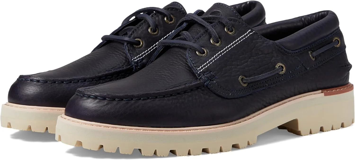 

Мужские оригинальные лодочные туфли Sperry с 3 глазами, темно-синий