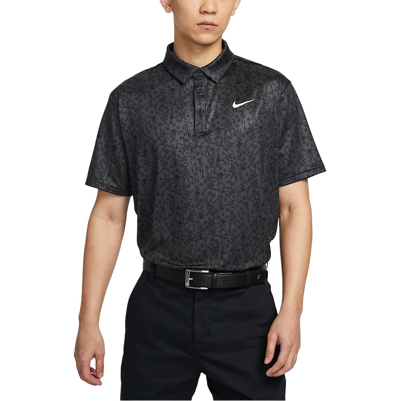 

Tour Men's Dri FIT Golf Polo Nike, черно-белый