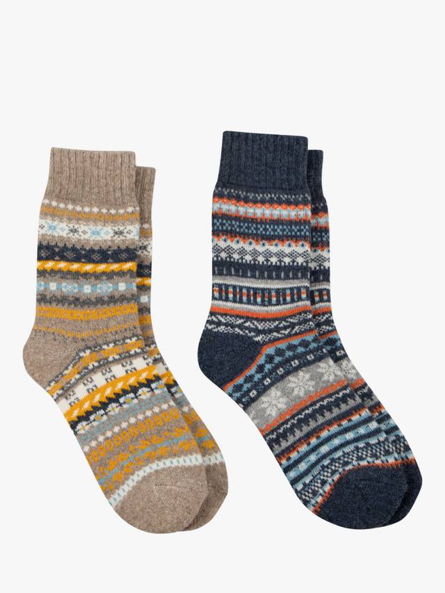 

Носки из смесовой шерсти Fair Isle totes