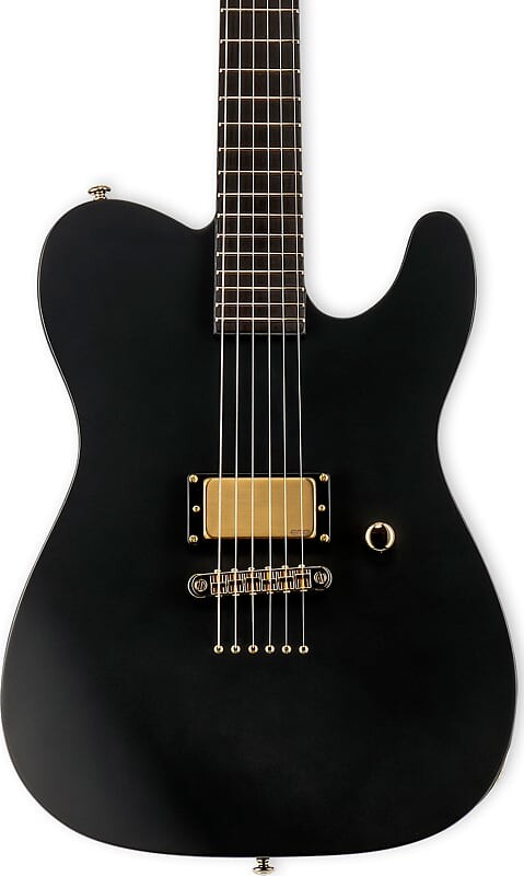 

Электрогитара EPS LTD AA-1 Alan Ashby Signature Electric Guitar, Black Satin w/ Hard Case