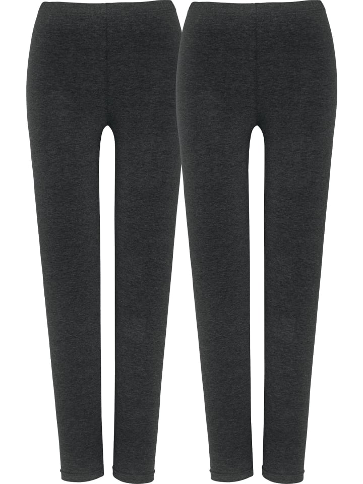 

Леггинсы из одинарного джерси, упаковка из 2 пар, антрацитового цвета с крапинками REDBEST