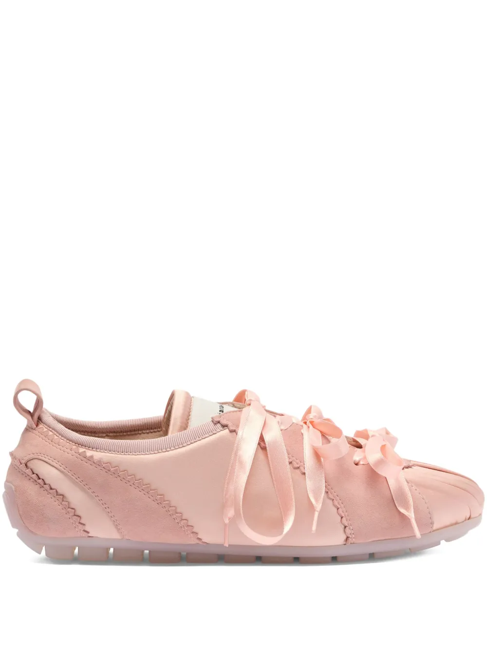 Атласные кеды Ballerina Grip Simone Rocha, розовый