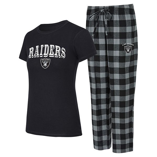 

Женский комплект пижамы flannel из футболки и брюк concepts sport las vegas raiders avondale Unbranded