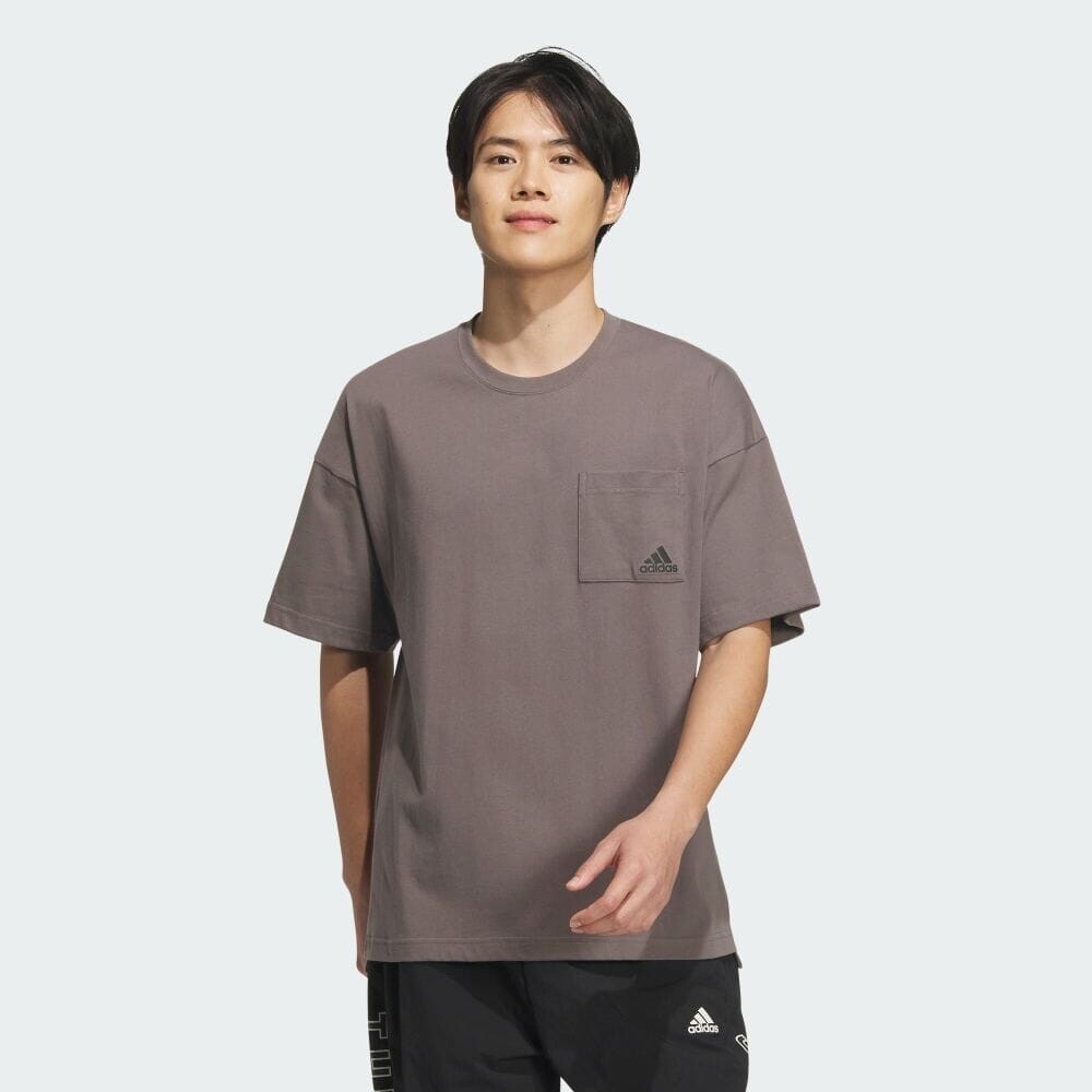 

Футболка Adidas M POCKET T-shirt, цвет Charcoal