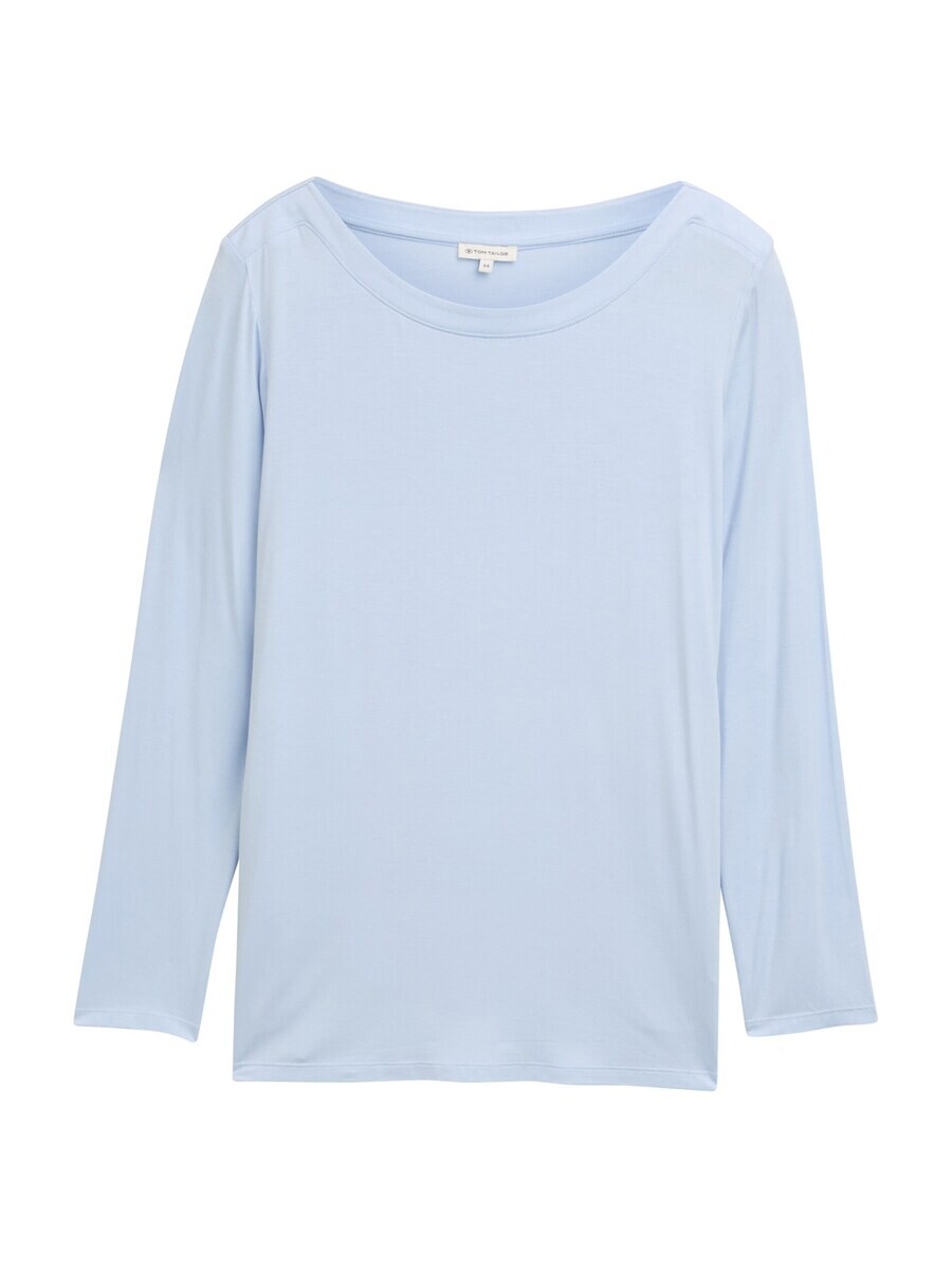 

Лонгслив Tom Tailor Women + Shirt, светло-синий