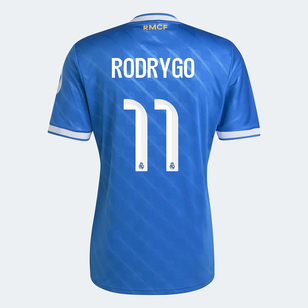 

Мужская футболка третьей формы Real Madrid CF 2025-2026 Родриго 11 adidas, голубой
