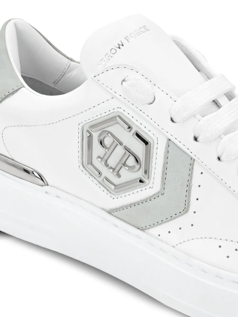 Кеды Hexagon с логотипом Philipp Plein, белый — фото 4