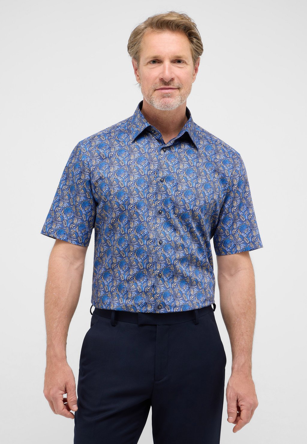 

Рубашка MODERN FIT Eterna, темно-синий